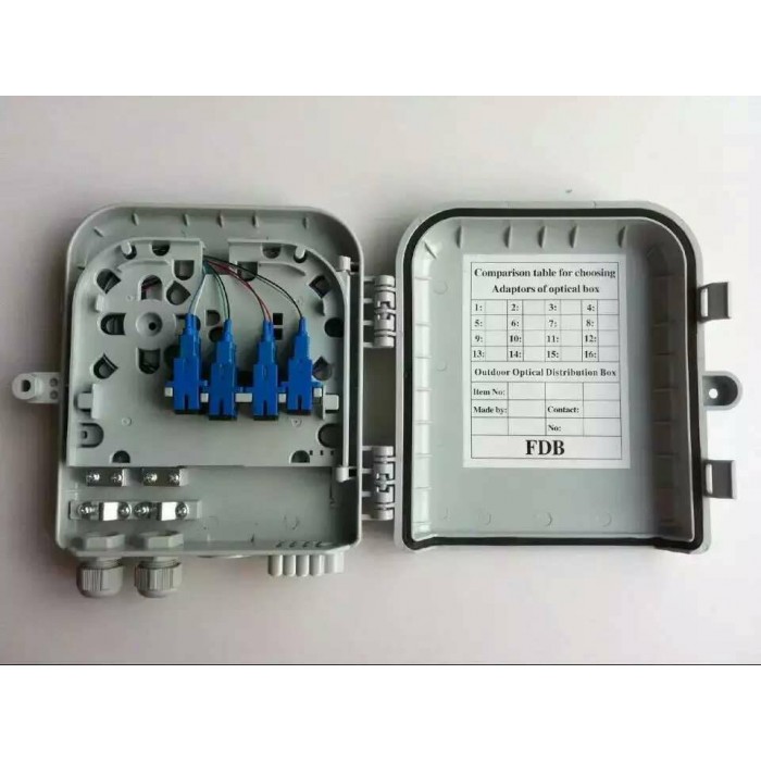 Wodaplug outdoor 8 port splitter FTTH PON BOX WDP0208B for mini PLC splitters – Bild 12