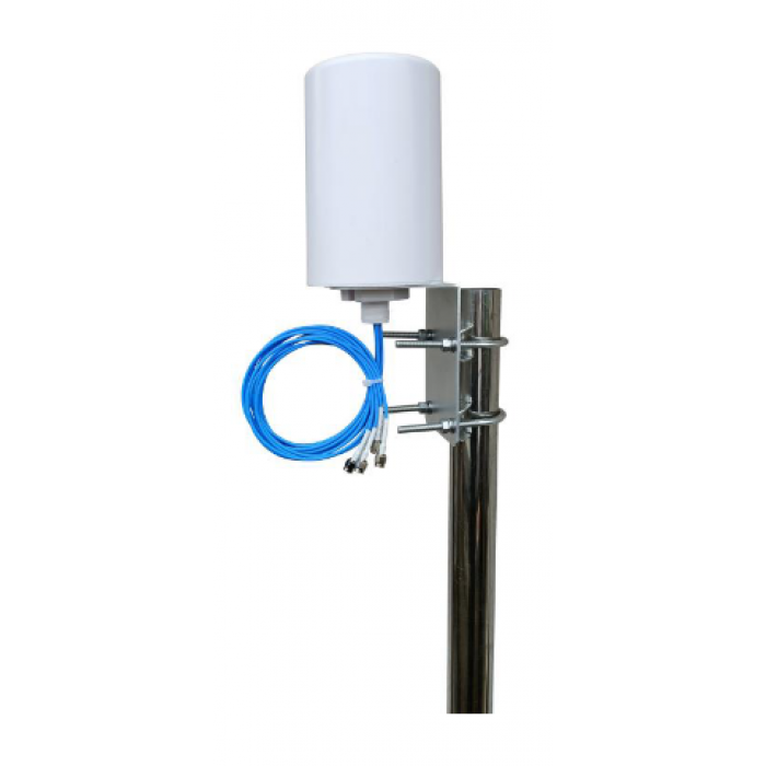 LTE pure 5G 4x4 MIMO OMNI Outdoor Antenna 617MHz - 6000MHz 4dBi 4G/5G 4xSMA LTE male Connector, global, 524wifi ProPlus serie