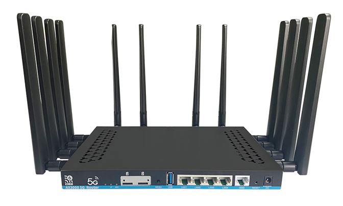 Mediatek MT7981 ZBT Z8102AX-M2-T truly 5G 4G LTE 2.4 + 5 GHz wifi router, metal body