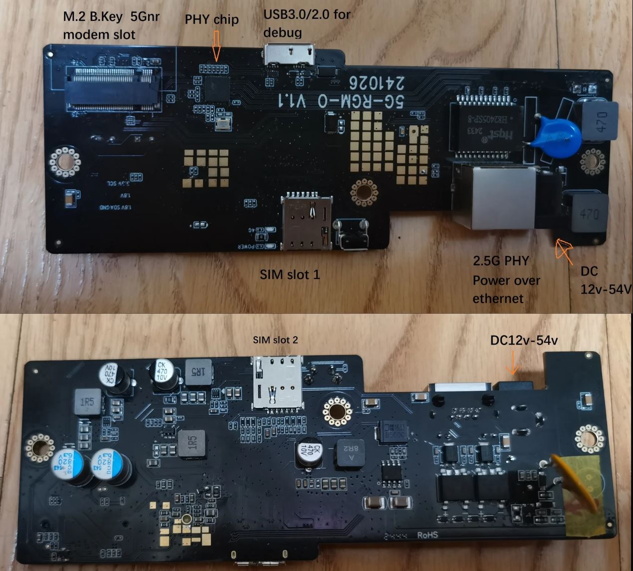 Wodaplug Dual-Q 5G-RGM-O for Quectel RGMII to RJ45 Outdoor unit include 4x4 directional antenna V2 For DIY - Obrázek 3