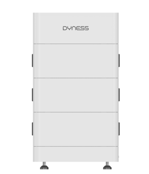 Sestava Dyness Tower S3; prodávanou položkou je jeden bateriový modul HV9637S