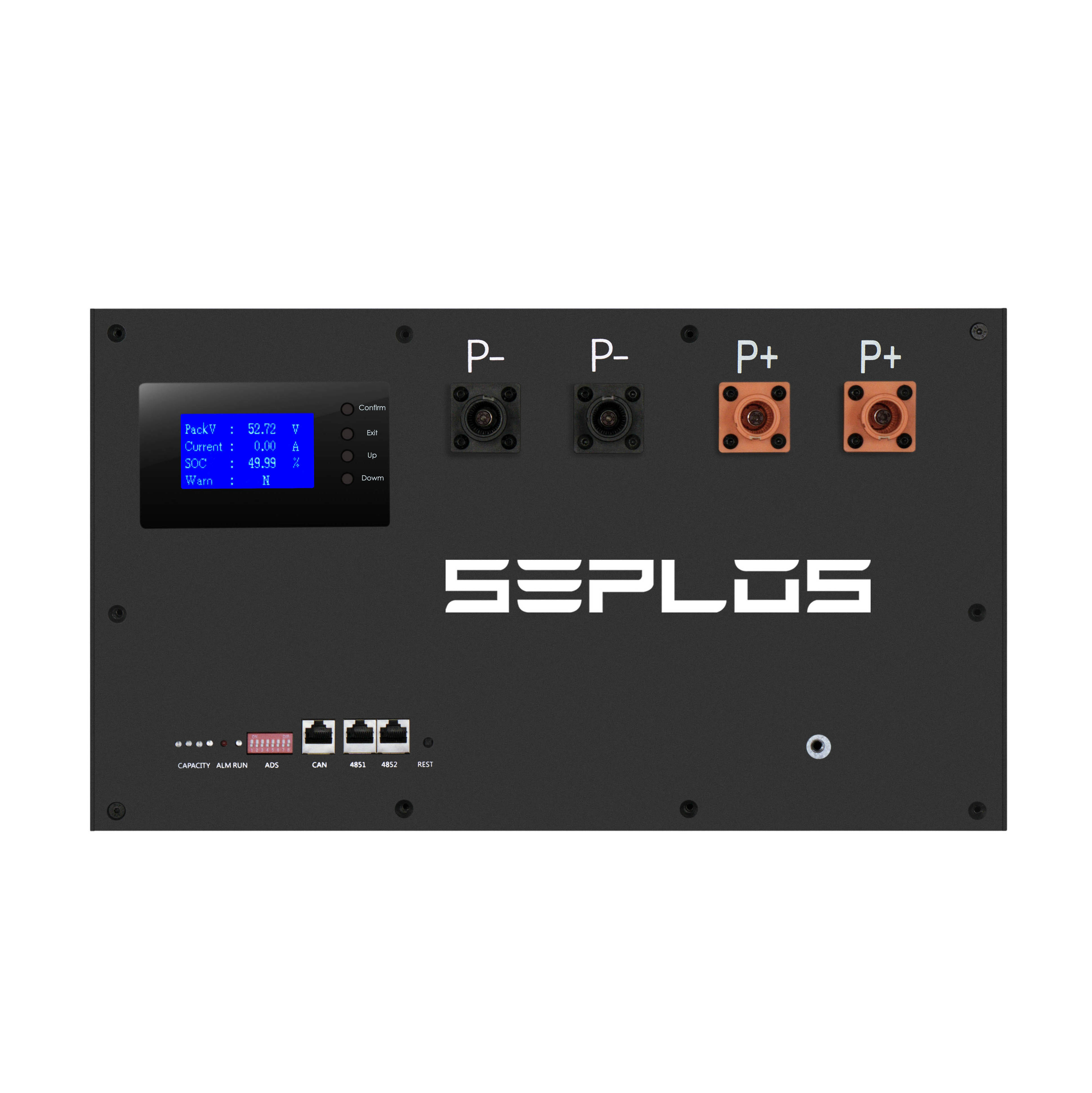 SEPLOS Mason-280 Black Stackable DIY kit — battery cells not included — supplier view 2
