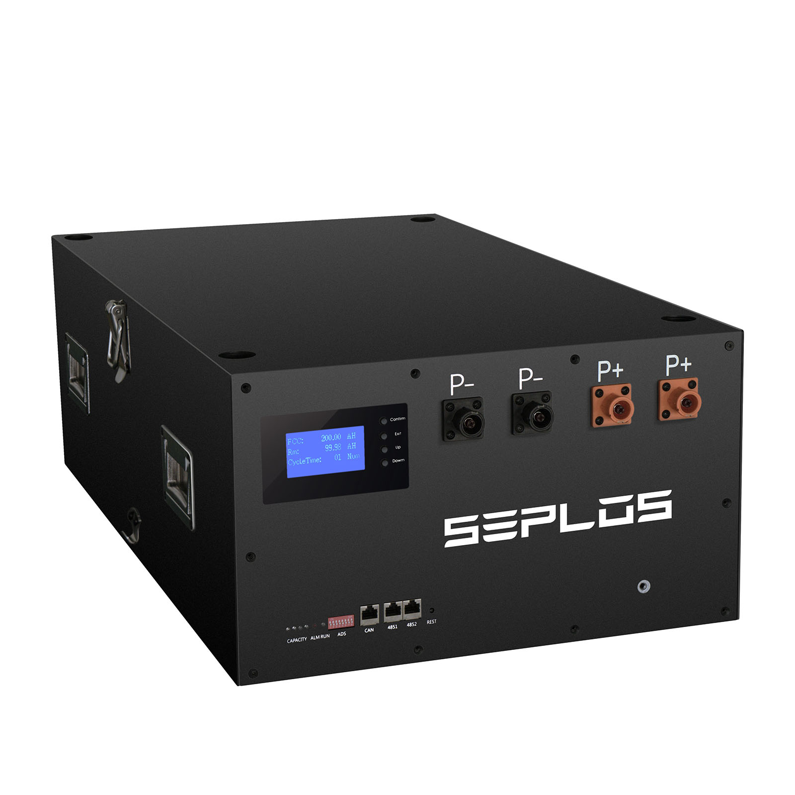 SEPLOS Mason-280 Black Stackable DIY kit — battery cells not included — supplier view 1